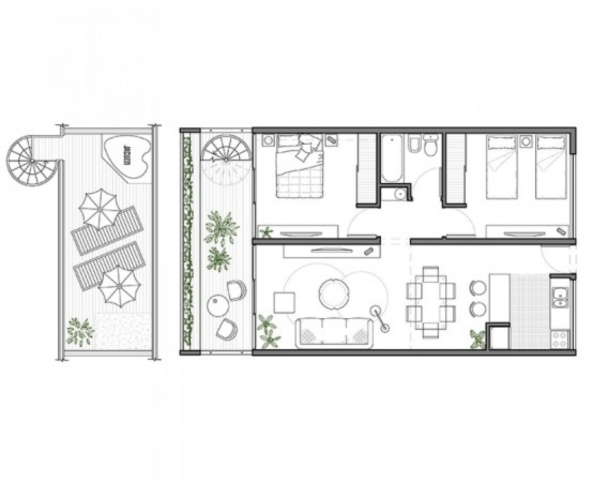 Nuevo Precio!! Excelente 3 amb c/ terraza c/ parrrilla y Jacuzzi + coch y baul. en Edificio "Alma de Agua". Federacion- Entre Rios